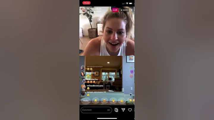 Kira Stokes with Candace Cameron Bure IG Live 2020