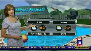Increasing clouds with a chance of showers/storms