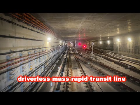 Hyperlapse Driverless Mass Rapid Transit Line Thomson East Coast Line Stations TEL3