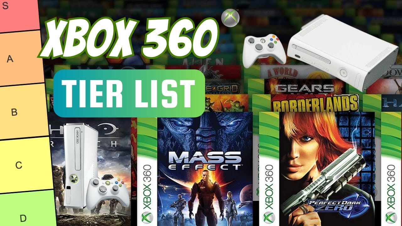 Xbox Ranking RANKING Mejores Juegos XBOX 360 | Tier List - YouTube