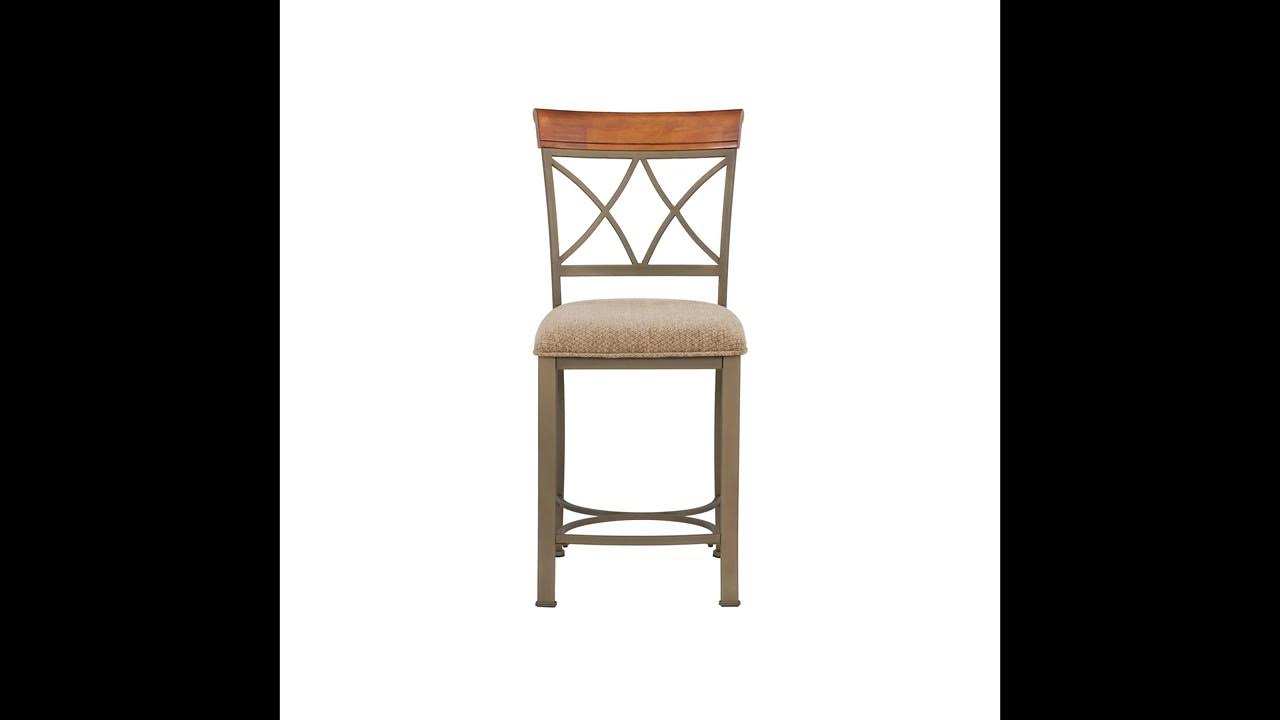 Powell Furniture Hamilton Counter Stool The Classy Home YouTube