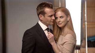 Gabriel Macht and Sarah Rafferty Behind Scenes Photoshoot TVG Magazine - 2019