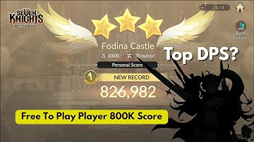 RURI VS EILEENE CASTLE RUSH F2P PLAYER 800K SCORE | SEVEN KNIGHT REBIRTH