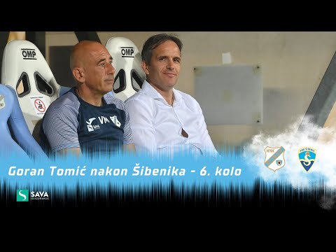 Goran Tomić nakon Šibenika - 6. kolo (2021./2022.)