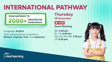RECORDING | INTERNATIONAL PATHWAY: YOUR GATEWAY TO 2000+ UNIVERSITIES WORLDWIDE