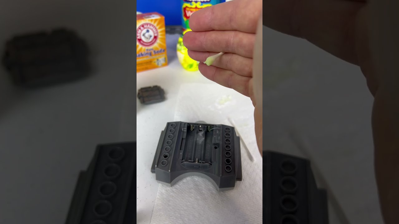 The Best Way To Clean Battery Corrosion In Small Devices And Toys Shorts Lego Helpful Lifetips