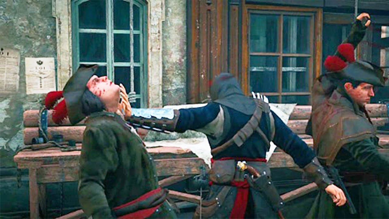 assassins creed unity gameplay fighting