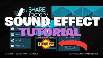 How To Add Sound Effects On Sharefactory (Tutorial)