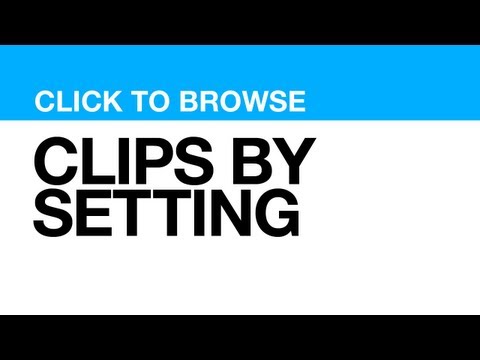 Most Popular Movie Settings **CLICK VIDEO to watch clips grouped by SETTING**