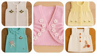 Kız Çocukları İçin En Güzel Örgü Yelek Fikirleri Beautiful Knitting Vest Ideas For Girls