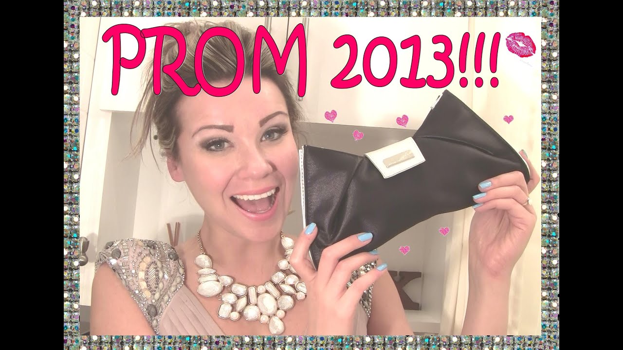 Prom 2013 Essentials! What to Pack in Your Clutch YouTube