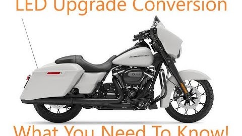 Harley Davidson LED Conversion With Ferrite RF Chokes To Fix Radio Static & Electrical Interference