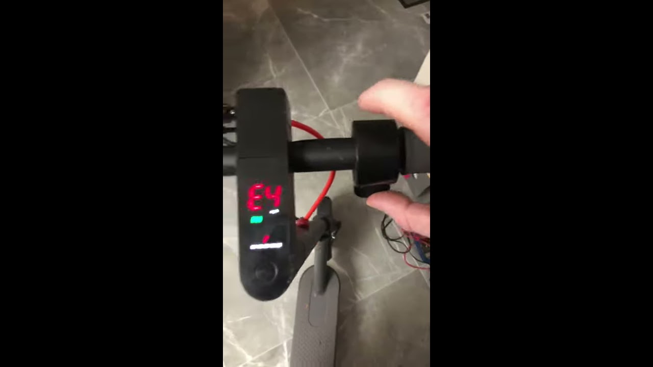 Scooter Error E4 E3 Meaning And Fix