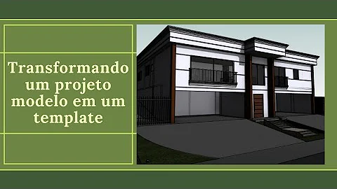 Como salvar um template como projeto Revit?