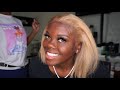 HOW TO INSTALL A LACE FRONTAL | ASH BLONDE WIG | PT.2