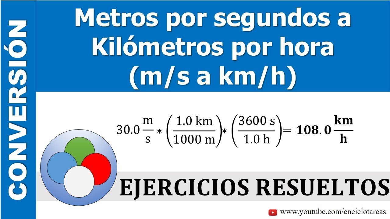 Metros por segundo a Kilómetros por hora (m/s a km/h) Parte 2 YouTube