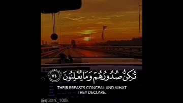 سورة النمل وَإِنَّ رَبَّكَ لَيَعْلَمُ مَا تُكِنُّ صُدُورُهُمْ وَمَا يُعْلِنُونَ (74)