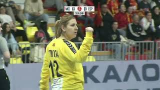 Dragana Petkovska HIGHLIGHTS North Macedonia vs Spain