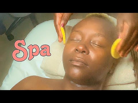Join me at the Spa. My glass of happiness.