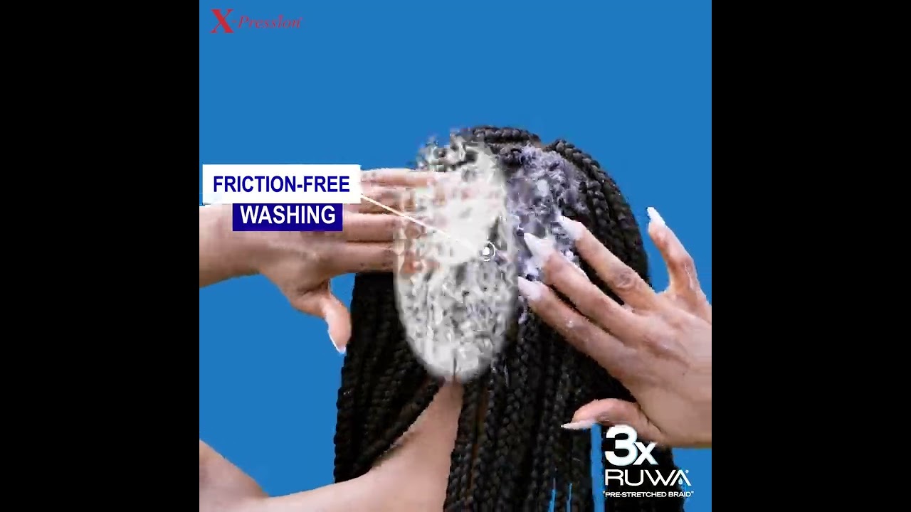It's Friction-free washing with Ruwa Braid💯