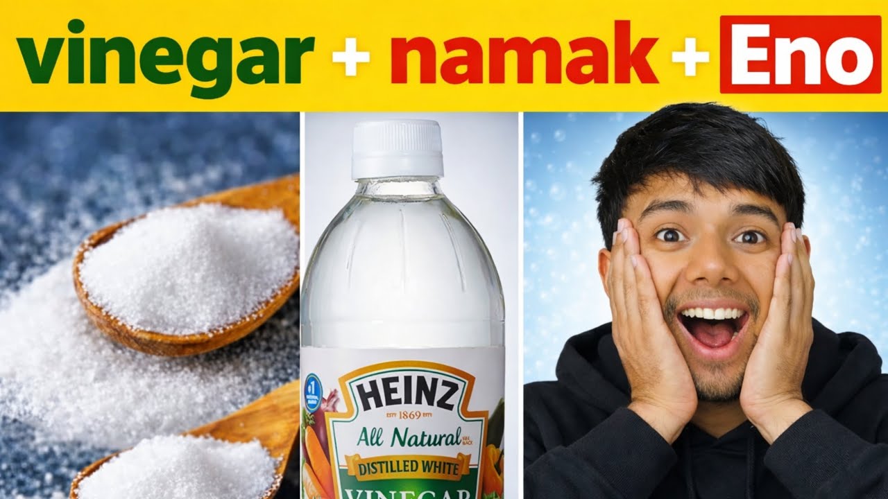 Vinegar+ Solt +Eno reaction video😲|| @team explore