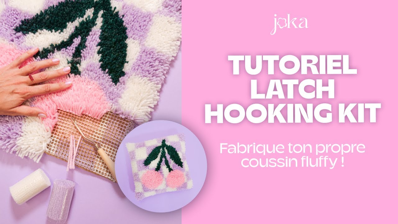 Kit De Tapis Au Crochet Natura – Motif Smiley Face, P540, Neuf Scellé