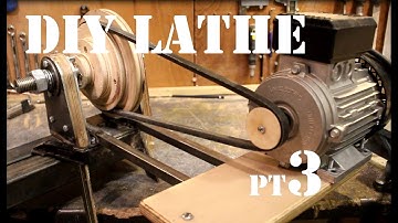How to Make a Wood Lathe From Scratch - Motor and Tailstock