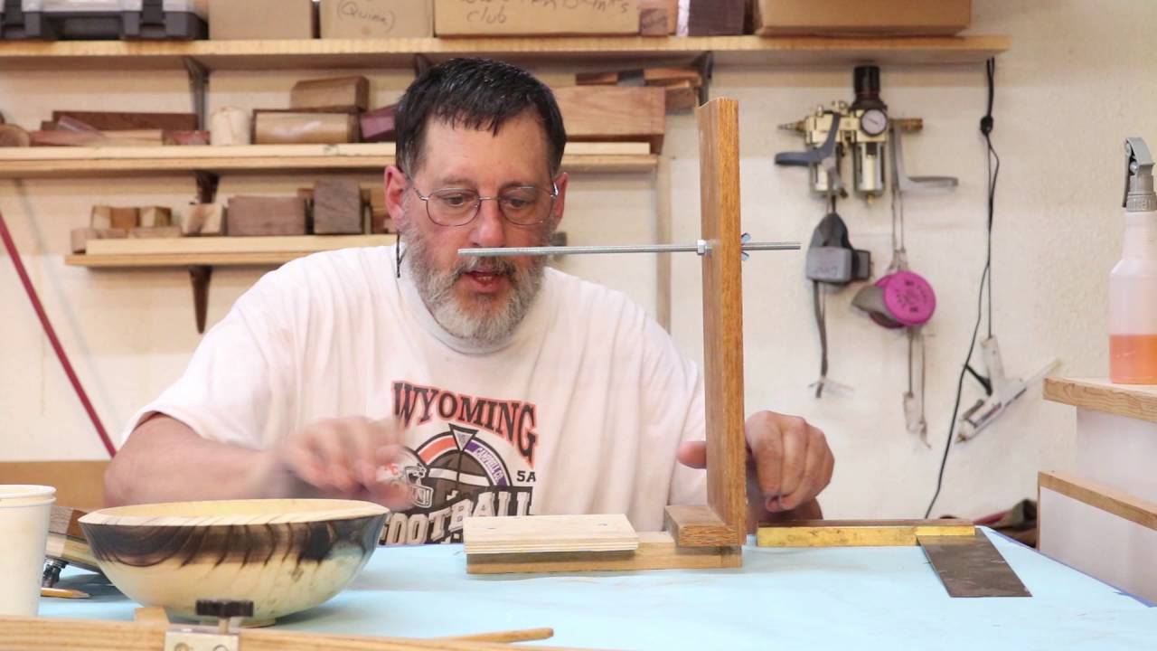 Shop-Made Depth/thickness Gauge for Bowls and Hollow forms: by Sam Angelo