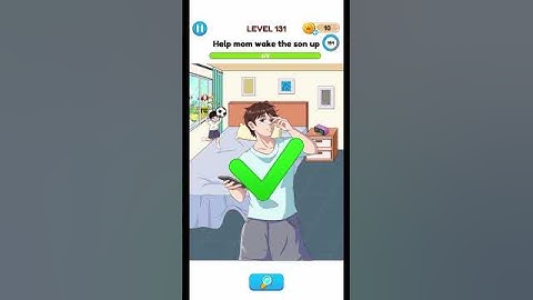 Annoying Puzzle Game - Level 131 - Help mom wake the son up.