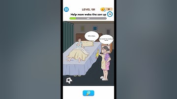 Annoying Puzzle Game - Level 131 - Help mom wake the son up.