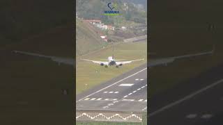 RYANAIR CROSSWIND LANDING at Madeira Airport