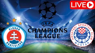  LIVE: Slovan Bratislava vs Zrinjski, UEFA Champions League Second Qualifying Round / Second Leg