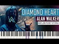 How To Play: Alan Walker ft. Sophia Somajo - Diamond Heart | Piano Tutorial + Sheets