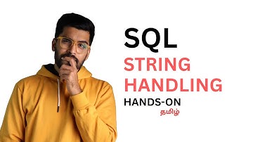 15 String 𝐇𝐚𝐧𝐝𝐥𝐢𝐧𝐠 In 𝐒𝐐𝐋 in Tamil