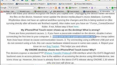 iphone 3gs NOT showing up after installing libimobiledevice.ogv.flv