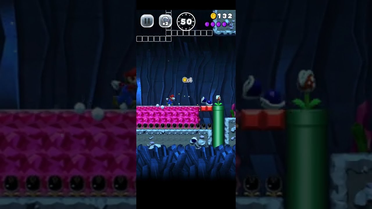 WORLD4-3 ピンク～ブラックコインの取り方 | スーパーマリオラン攻略・解析