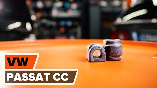 Fitting Anti-roll bar bush kit VW PASSAT CC (357): free video