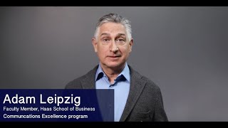 Communications Excellence - How to Memorize | UC Berkeley Executive Education