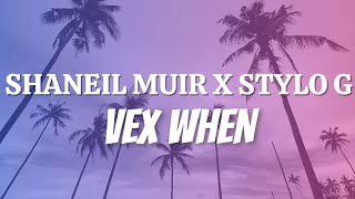 Shaneil Muir, Stylo G Vex When Lyrics Video