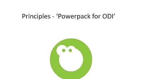 Principles - Powerpack for ODI