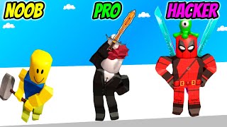 Roblock Smashers Survival.io - NOOB vs PRO vs HACKER screenshot 1
