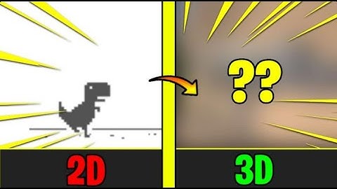 I Made the dino game in 3d | hindi devlog | you can