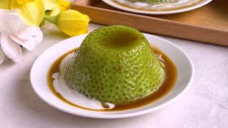 Pandan Sago Pudding | Gula Melaka Sago Pudding | 香兰叶西米布丁 | 马六甲西米布丁 by Ruyi Jelly 9,440 views 9 months ago 3 minutes, 21 seconds