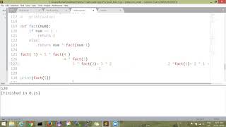 Python Recursive Functions | Date 20 Jan 2017