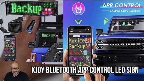 KJOY Bluetooth App Control LED Sign