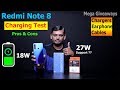 Redmi Note 8 Charging Test (27W Charger & 18W Charger Pros and Cons With Charger Information)