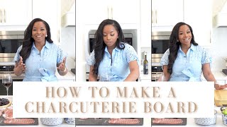 HOW TO MAKE A FUN CHARCUTERIE BOARD! (CHEESE BOARD)