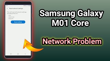 Samsung Galaxy M01 Core Network Problem