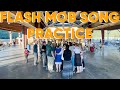 FLASH MOB SONG PRACTICE UNCUT- Before Amish Auction Behind The Scenes