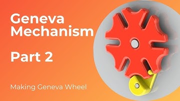 SOLIDWORKS TUTORIAL MAKING GENEVA ASSEMBLY AND MOTION STUDY | PART 2 | WITH FORMULA